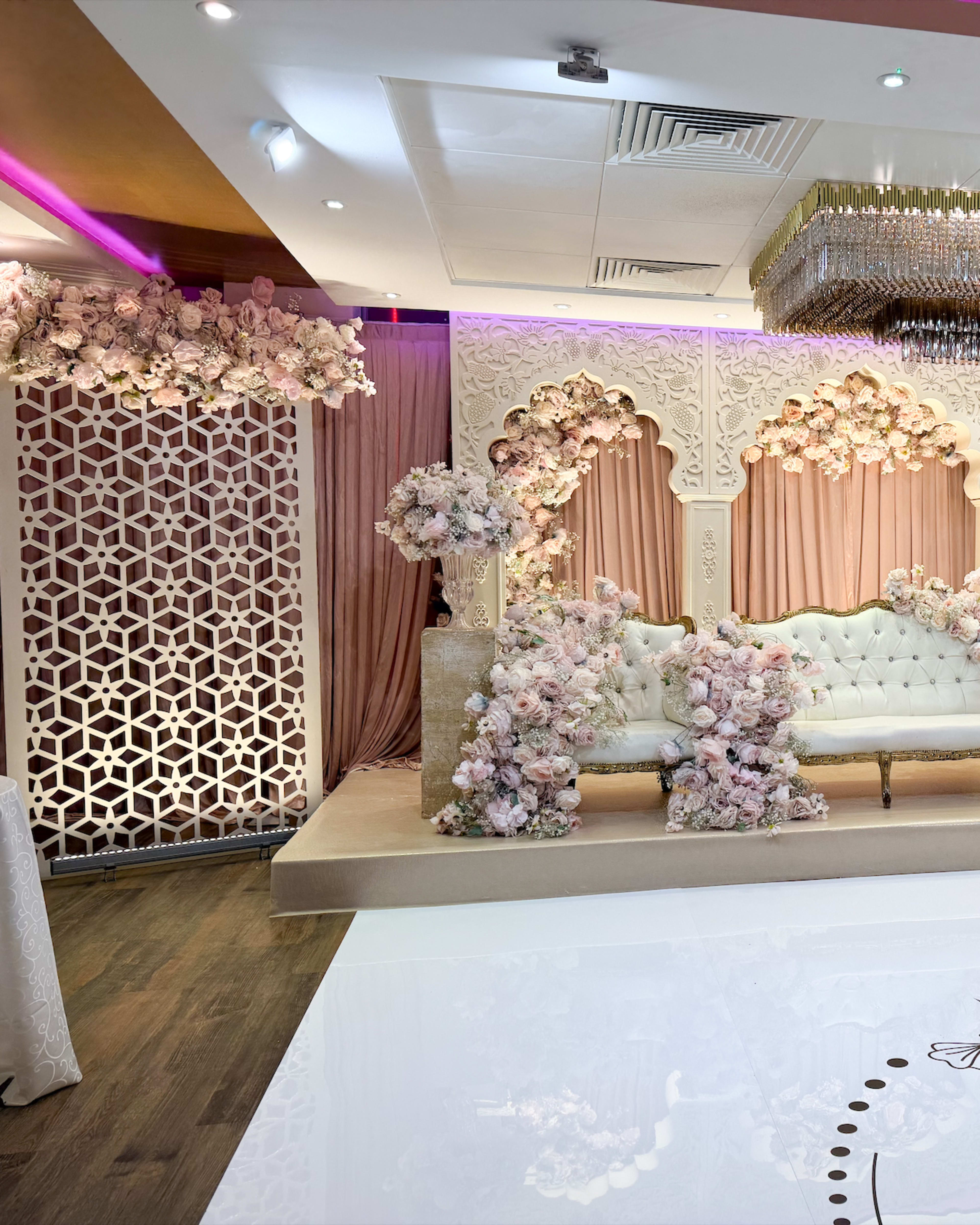 Asian wedding decor and stage styling London by Grand Affairs
