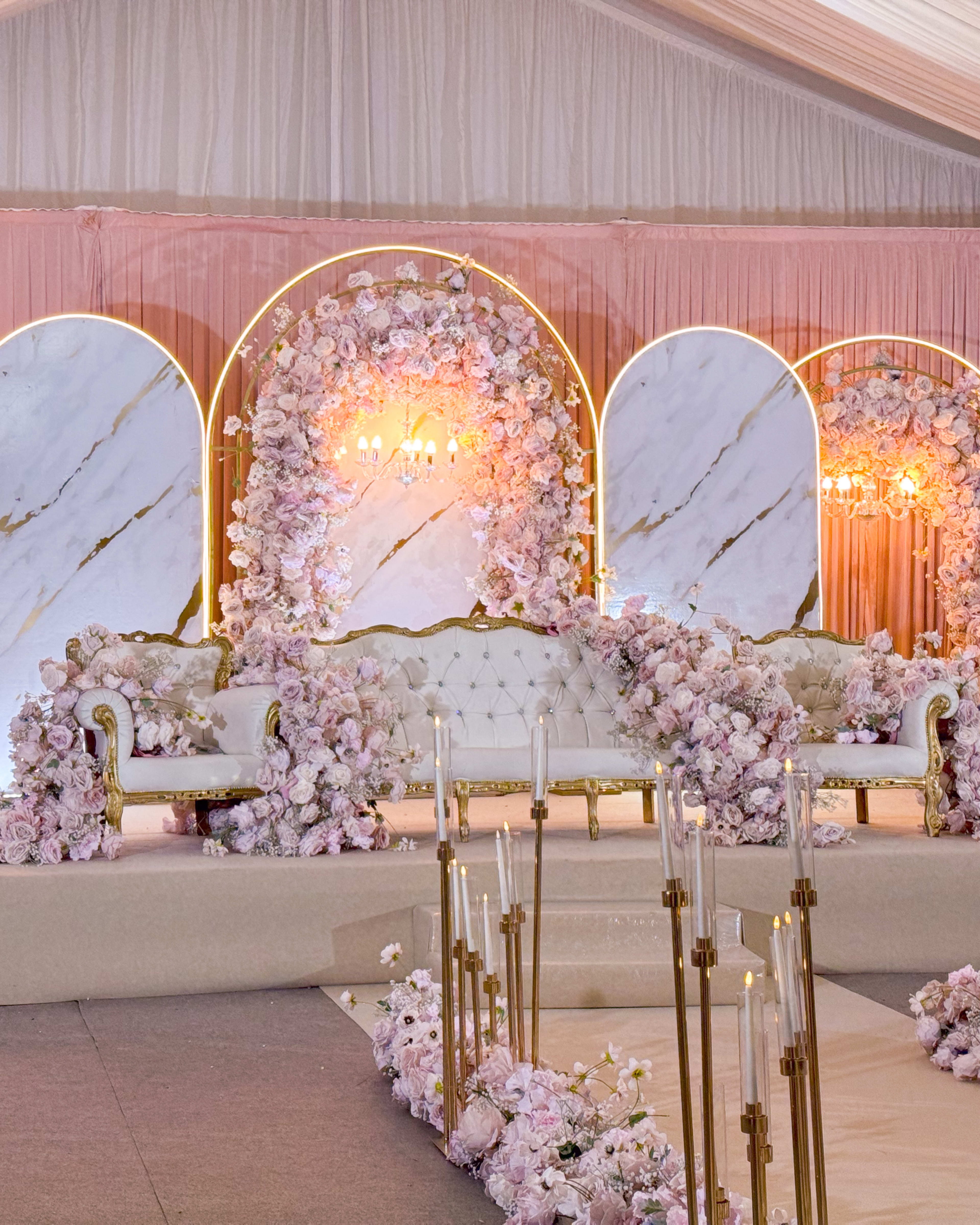 Asian wedding decor and stage styling London by Grand Affairs