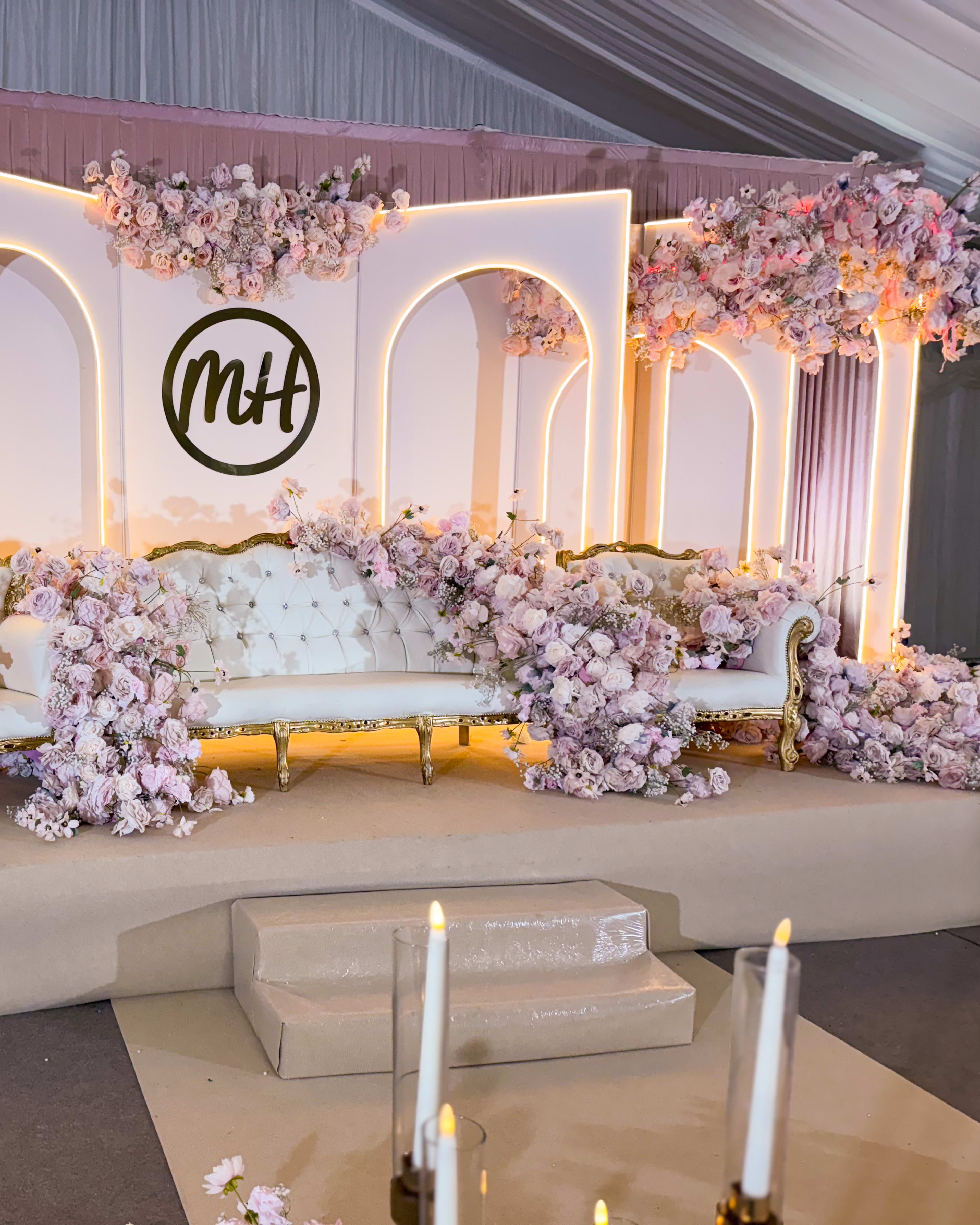 Asian wedding decor and stage styling London by Grand Affairs