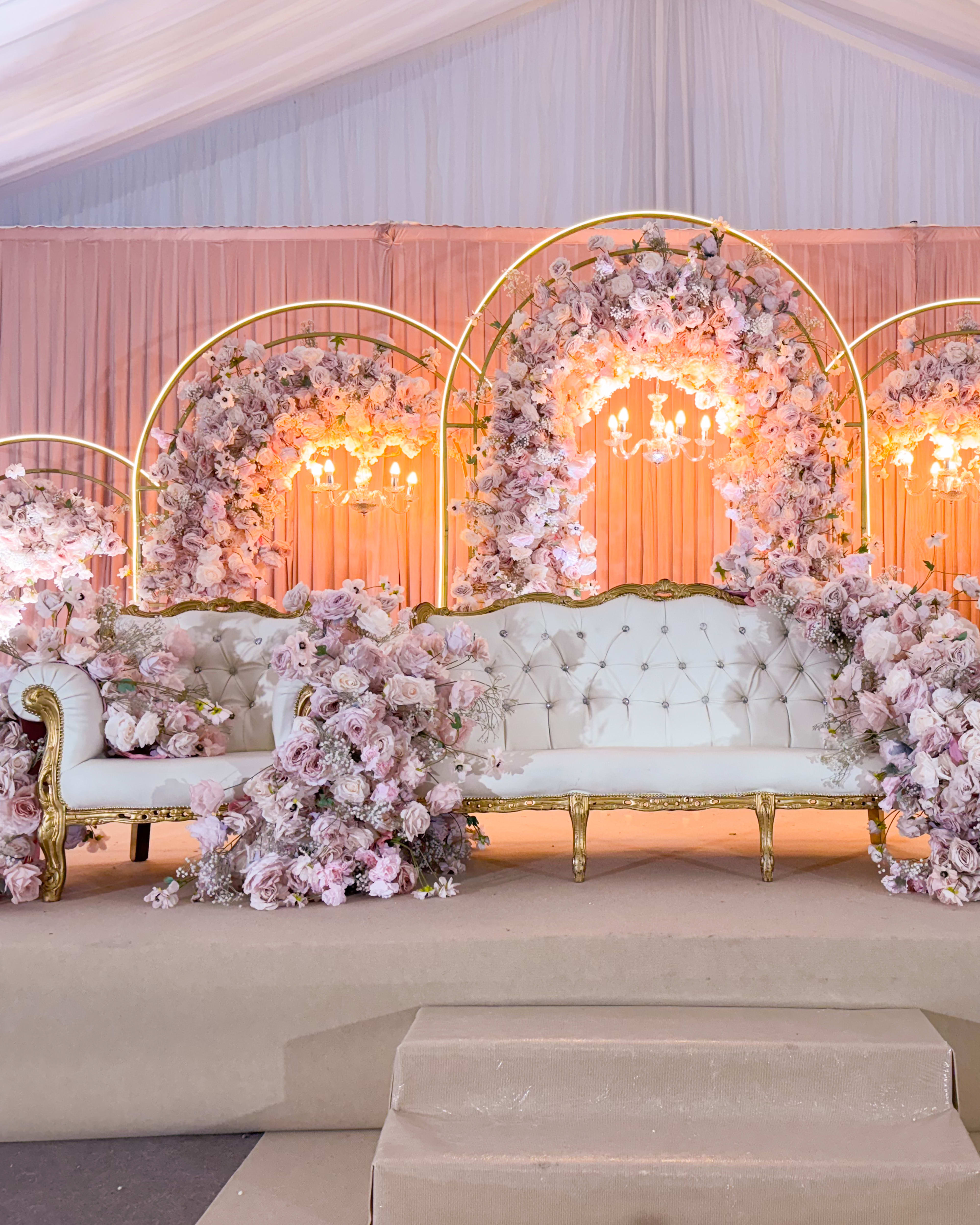 Asian wedding decor and stage styling London by Grand Affairs