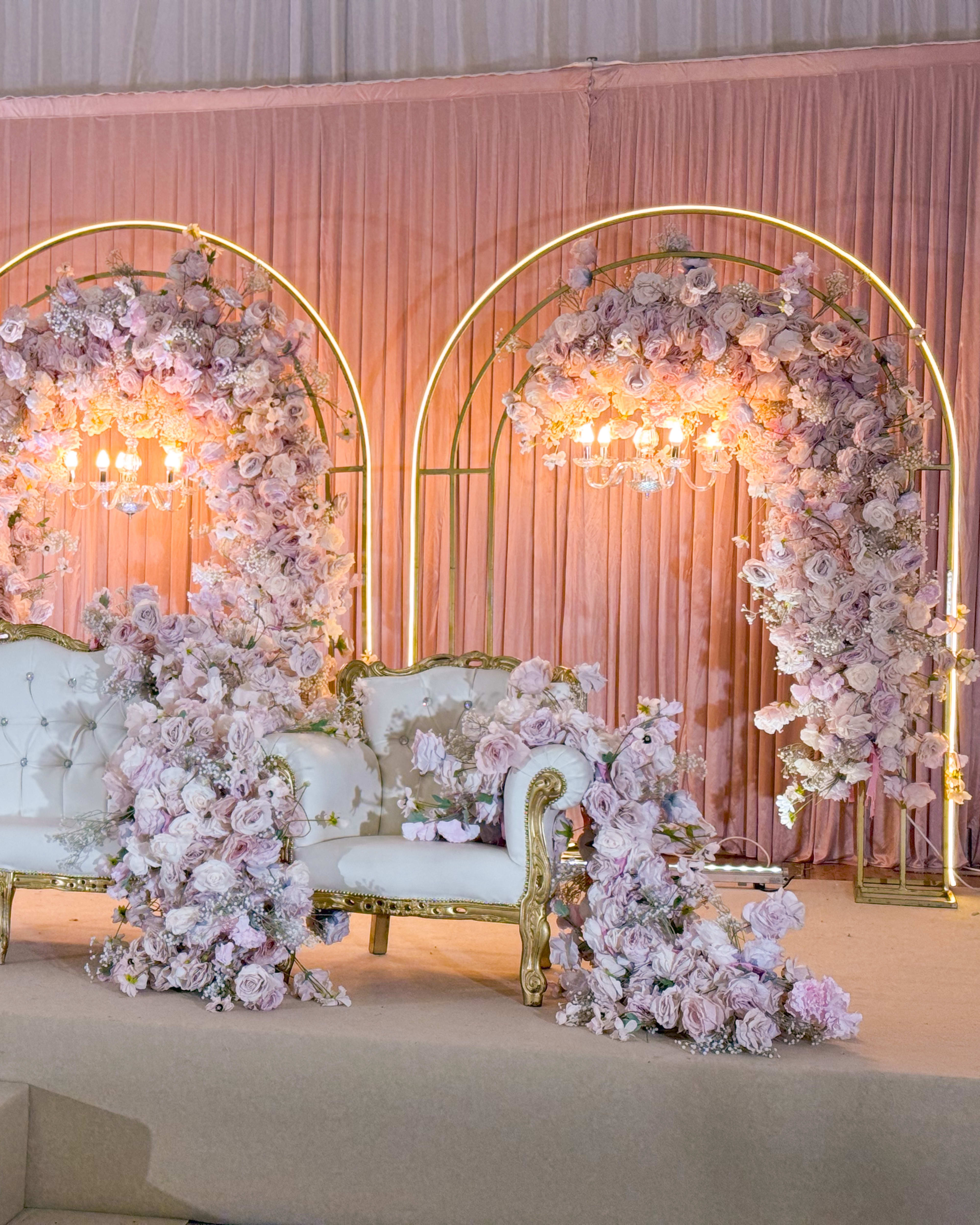 Asian wedding decor and stage styling London by Grand Affairs