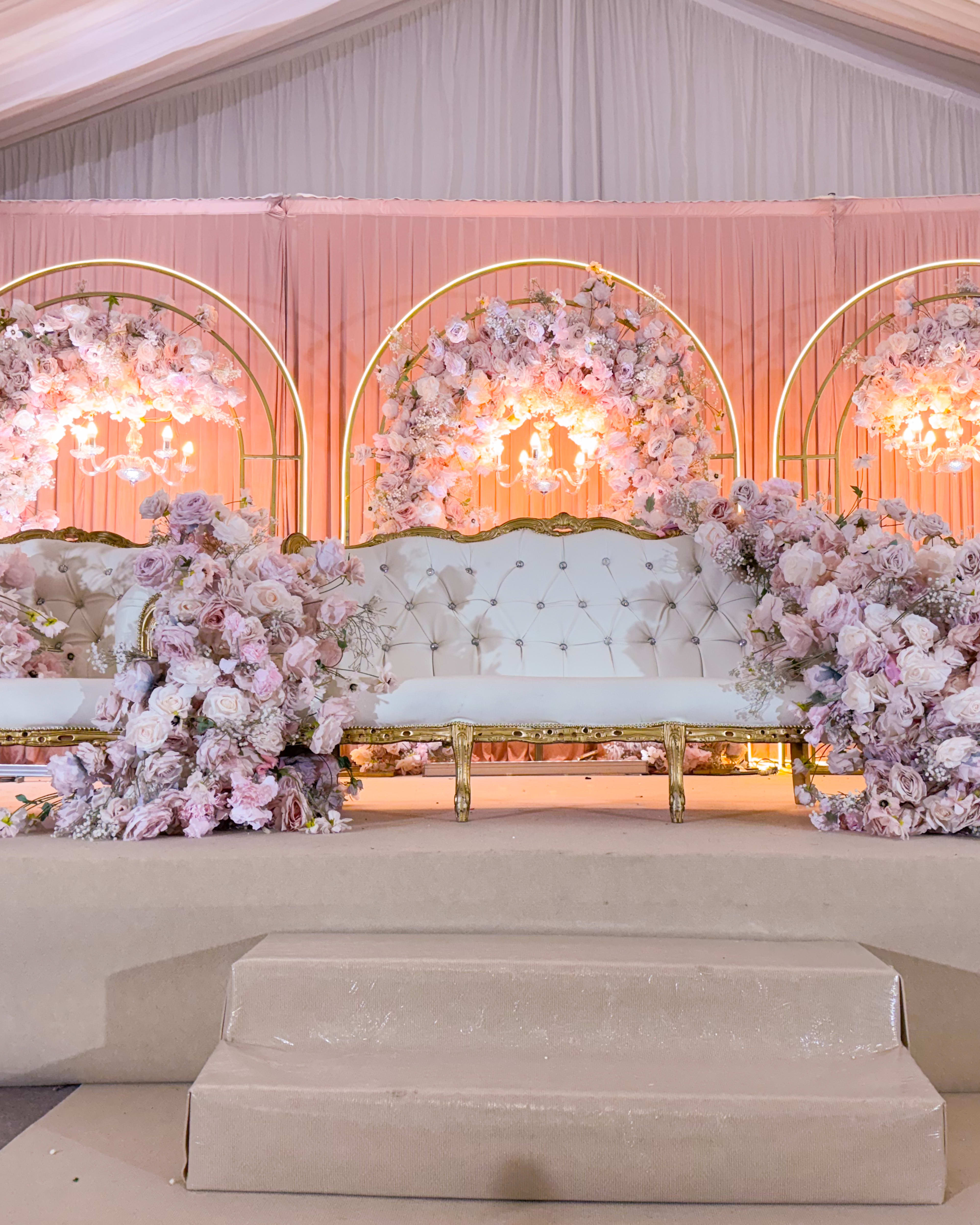 Asian wedding decor and stage styling London by Grand Affairs