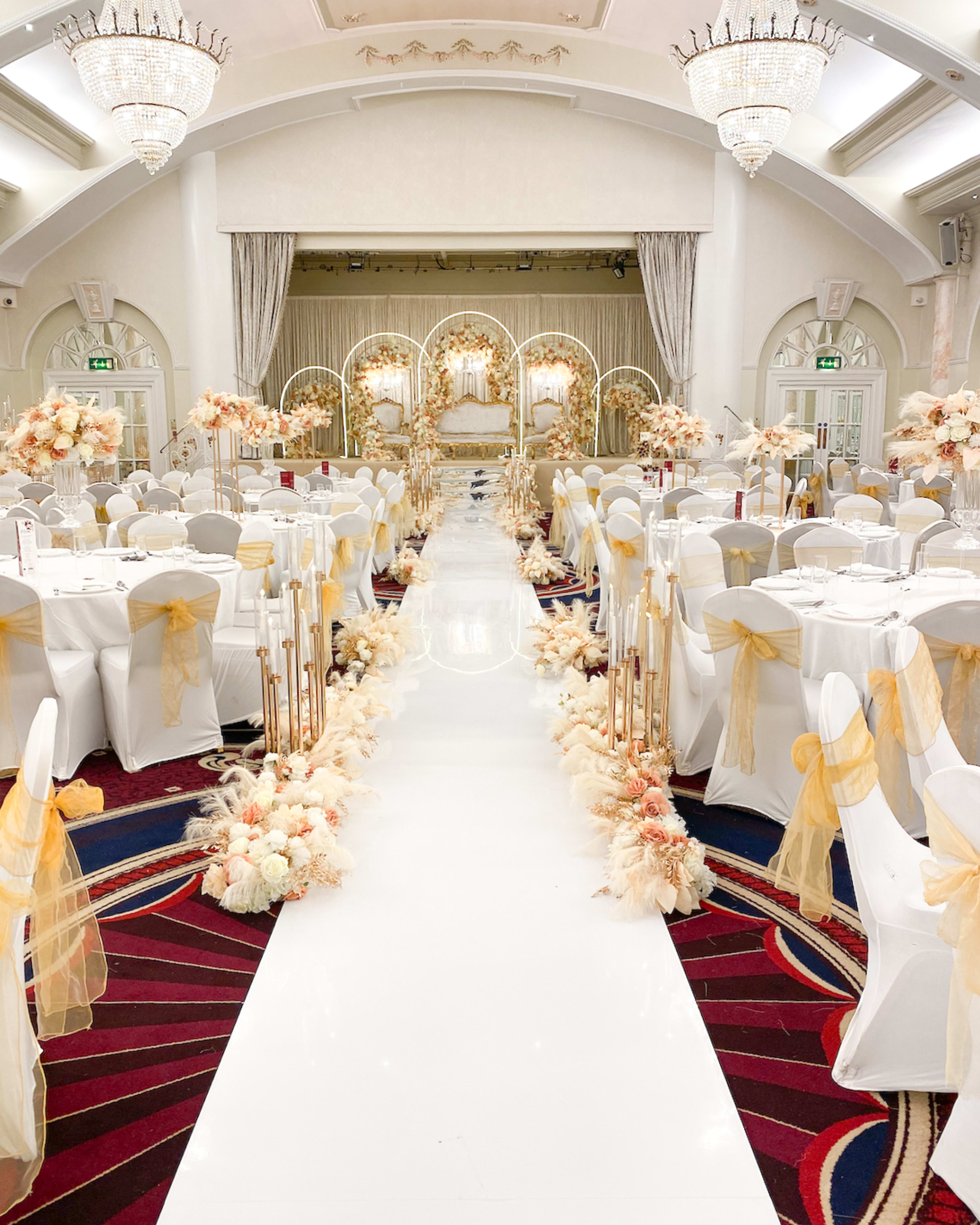 Asian wedding decor and stage styling London by Grand Affairs
