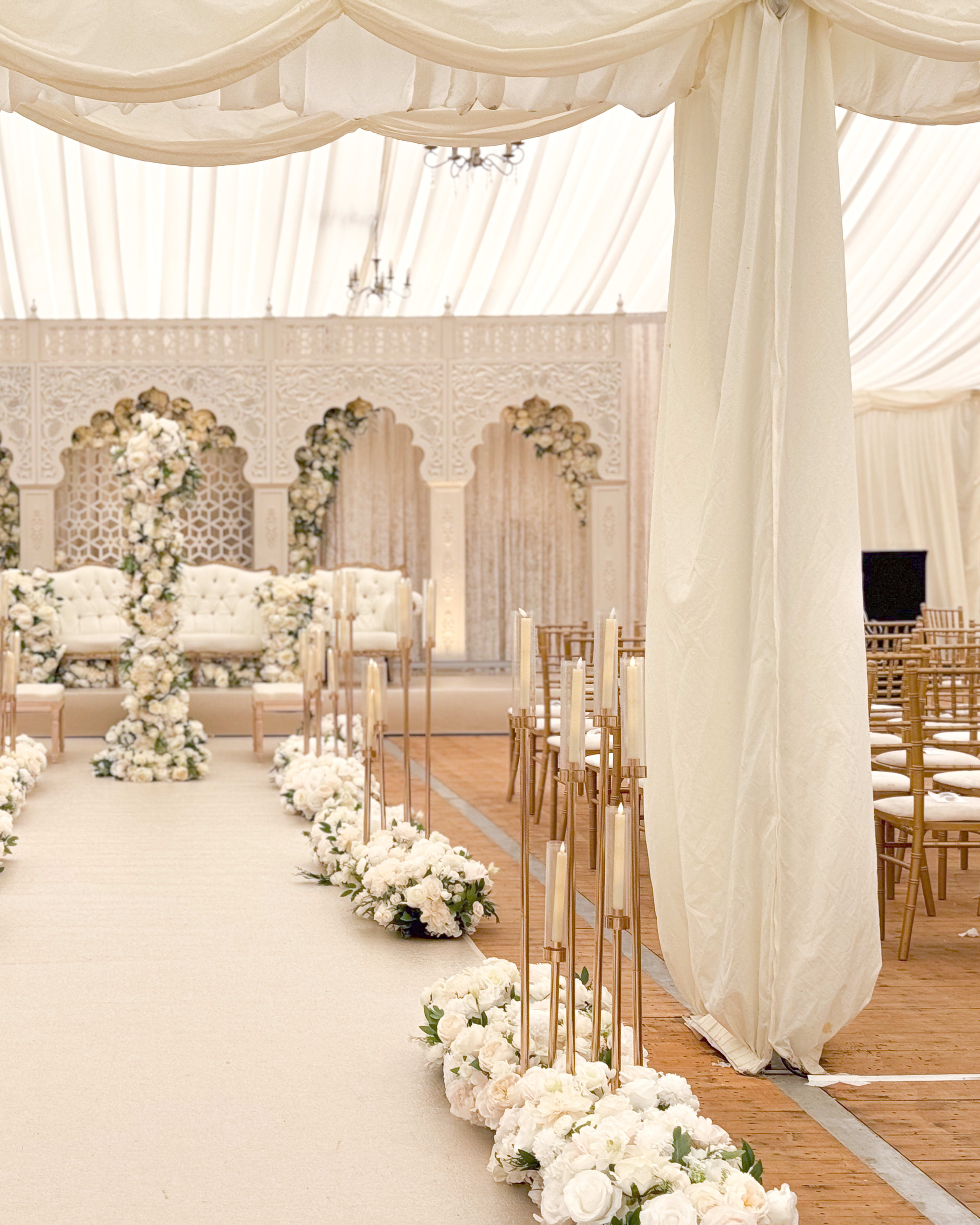 Asian wedding decor and stage styling London by Grand Affairs