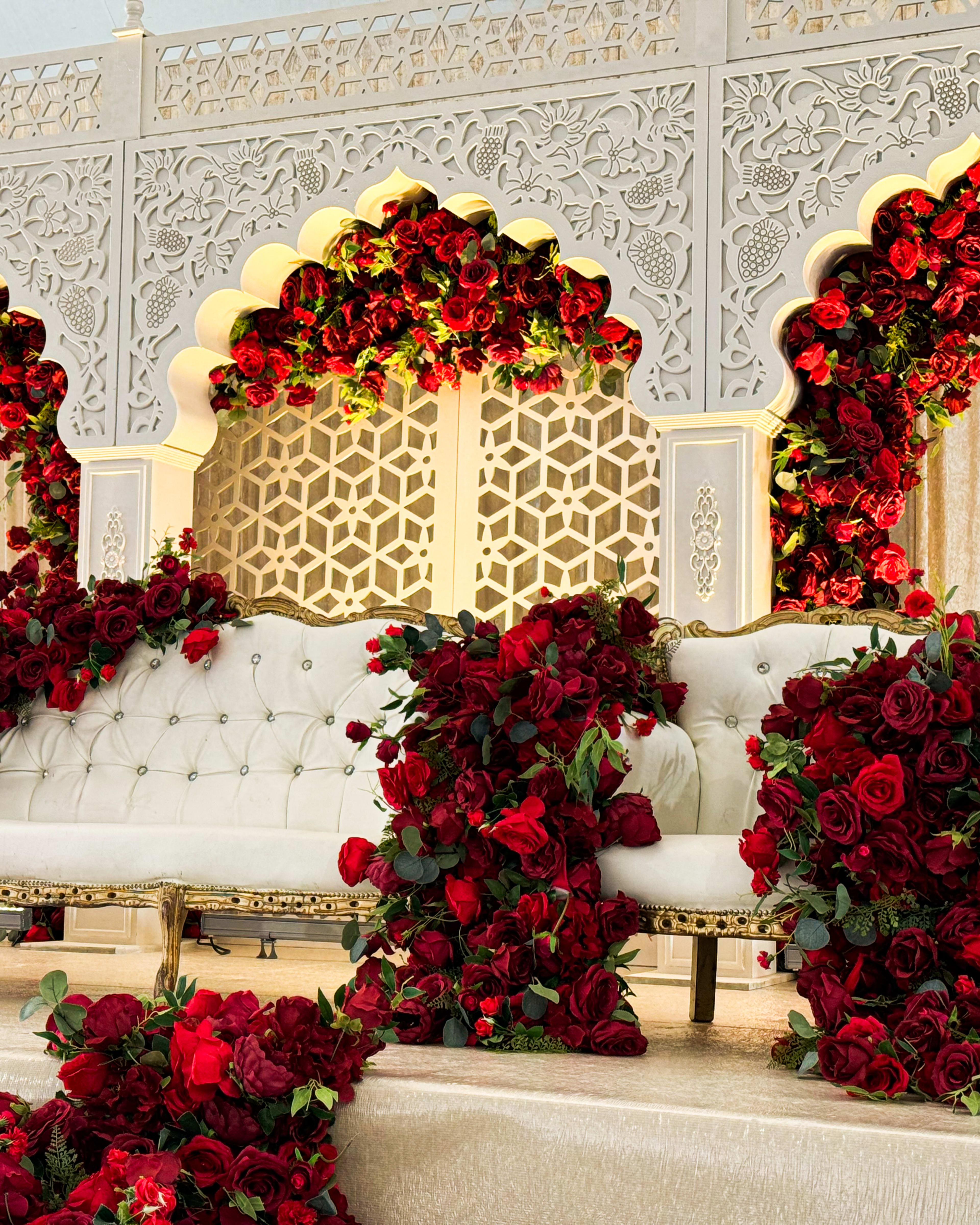 Asian wedding decor and stage styling London by Grand Affairs