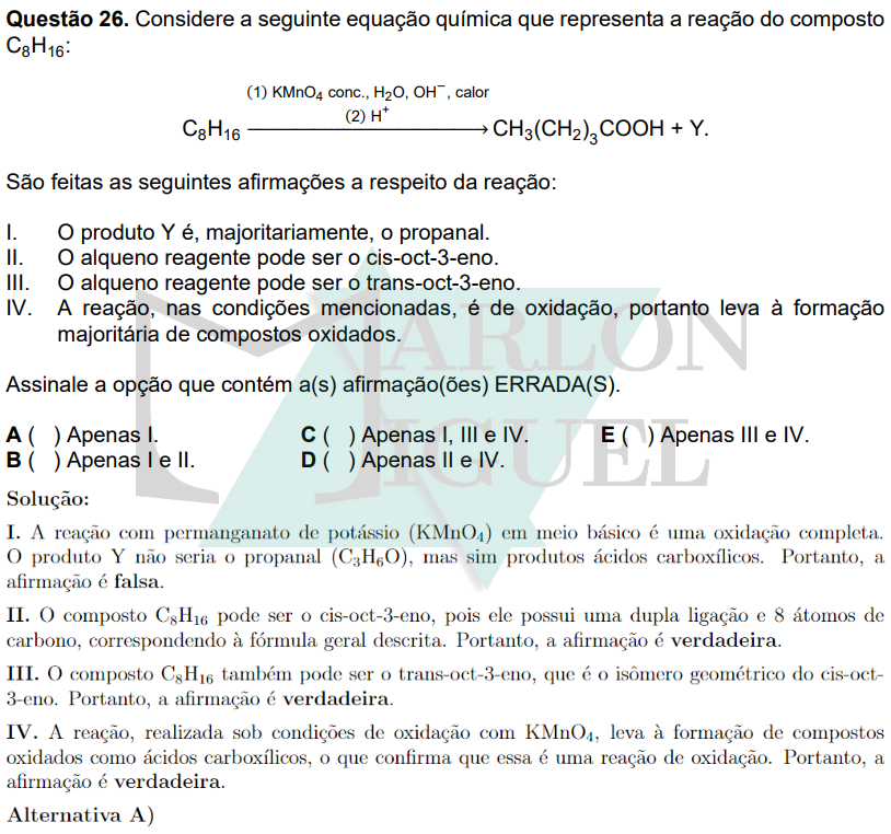 Solução da Questão 26