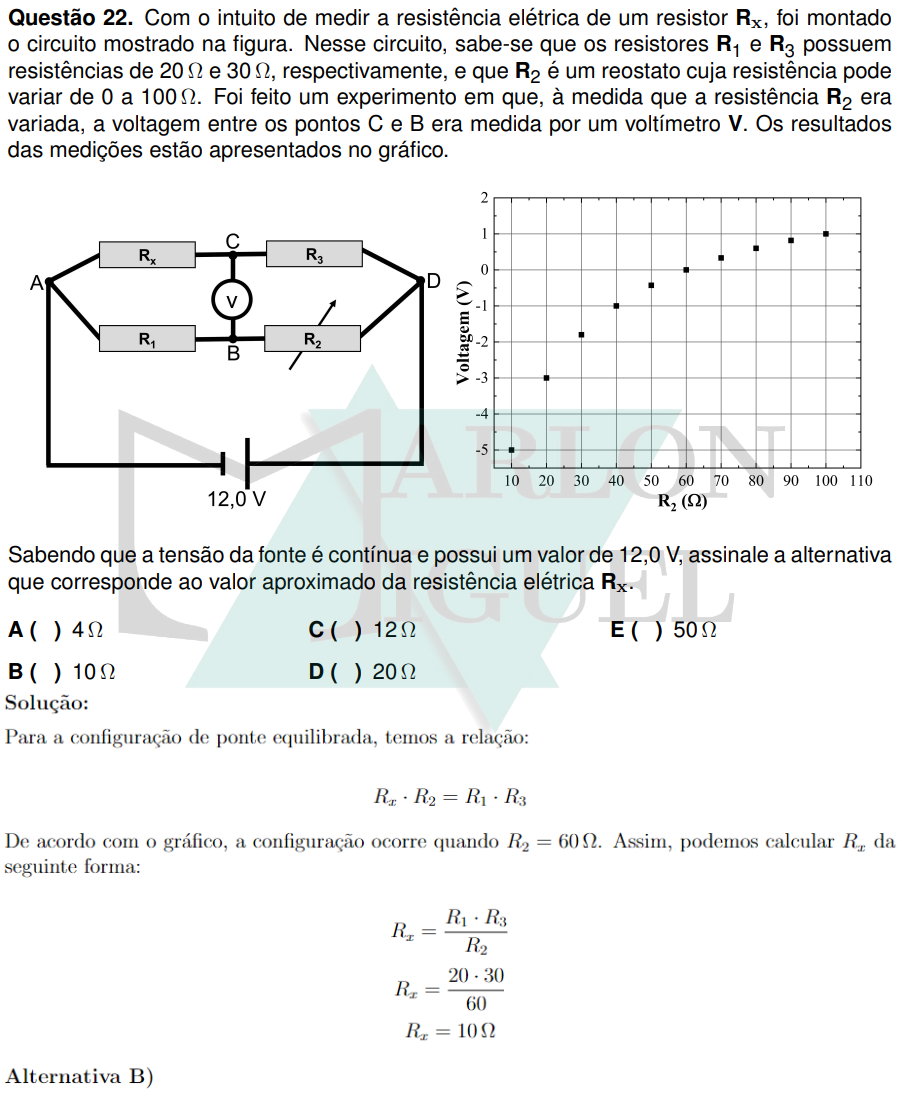Solução da Questão 22