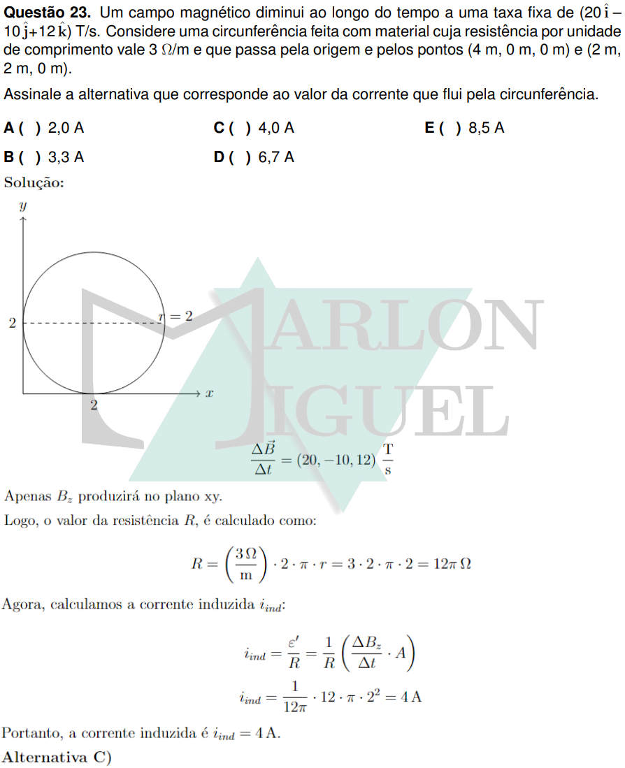 Solução da Questão 23