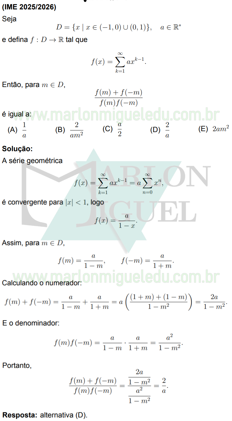 Solução da Questão 1