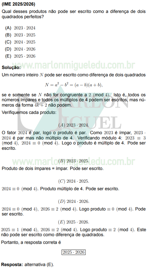 Solução da Questão 6