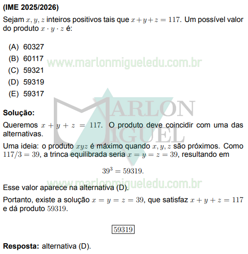 Solução da Questão 7