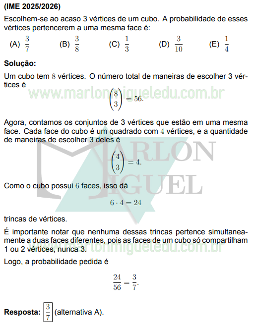 Solução da Questão 9