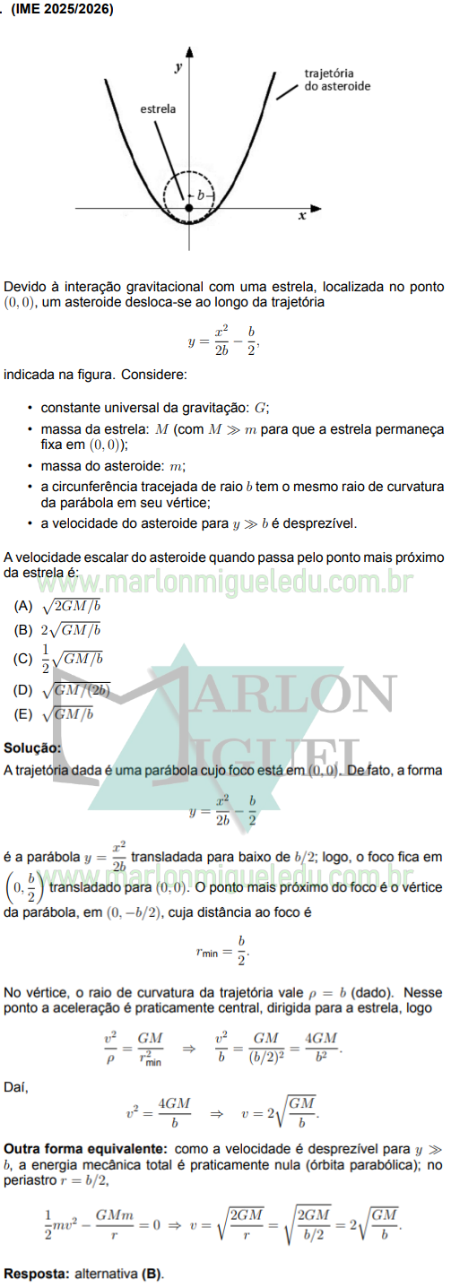 Solução da Questão 20