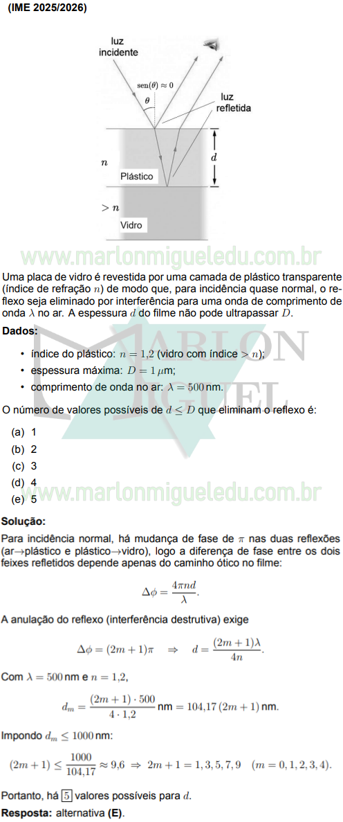 Solução da Questão 28