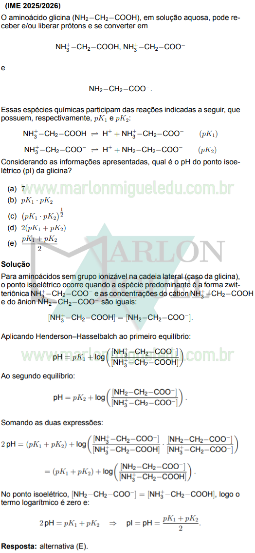 Solução da Questão 36