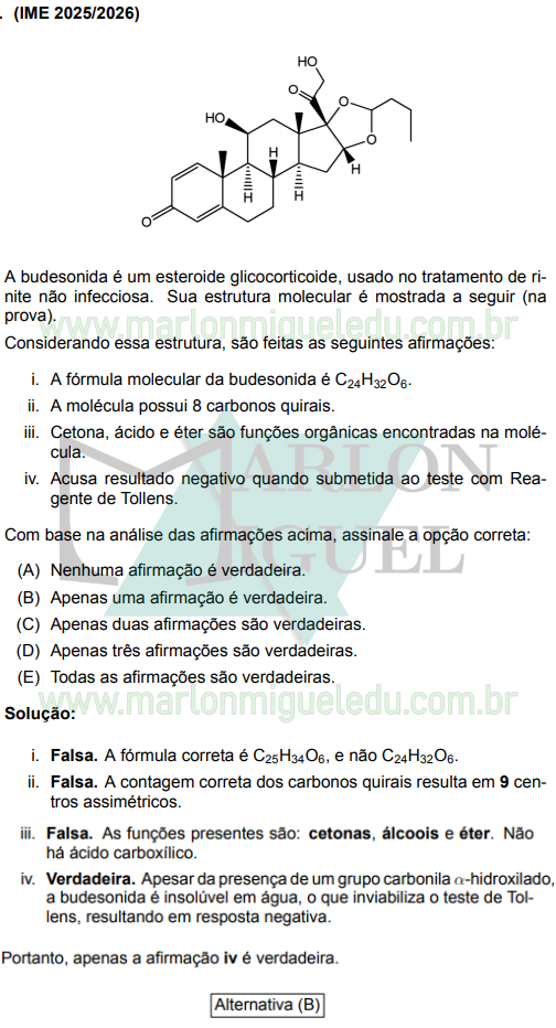 Solução da Questão 38