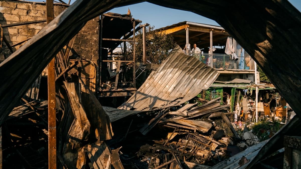 Ukraine pounds warships and grain terminals at Russia’s biggest Black Sea port