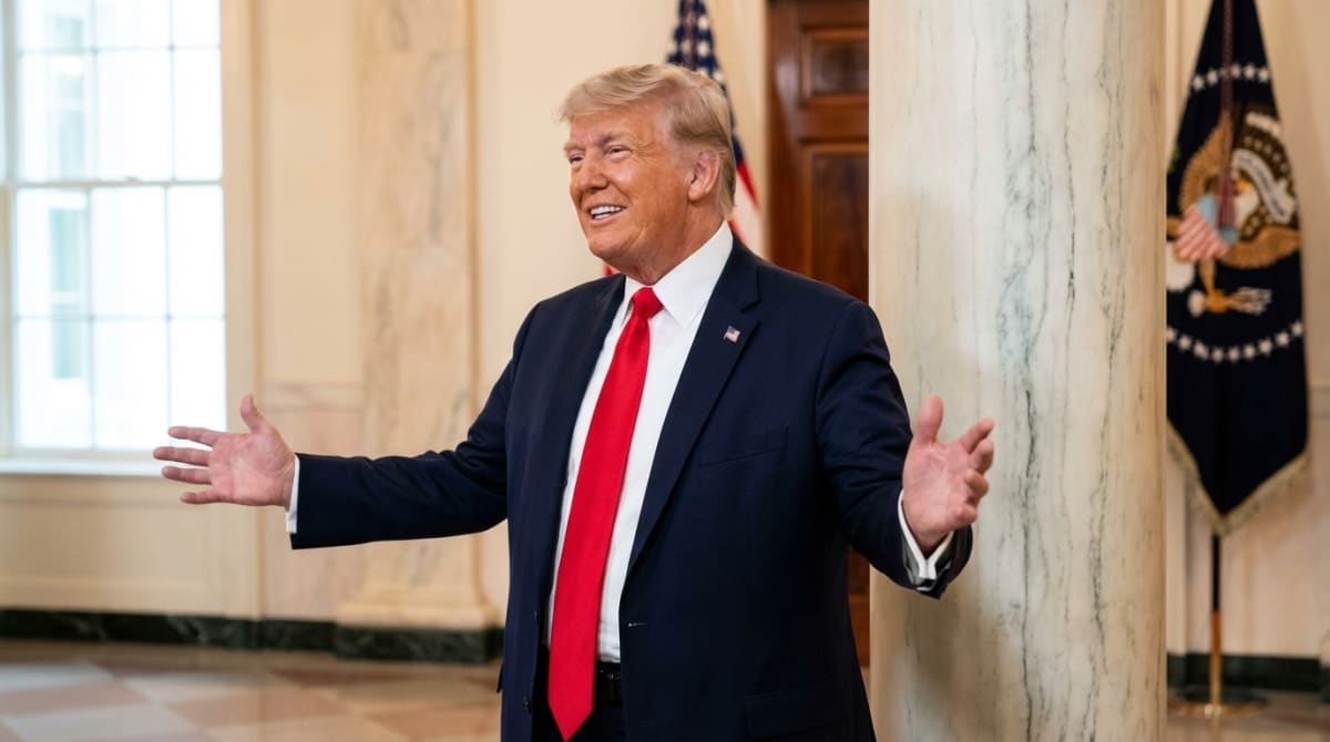 Trump Declares Iran War 'Nearing Completion' in Oval Office Address