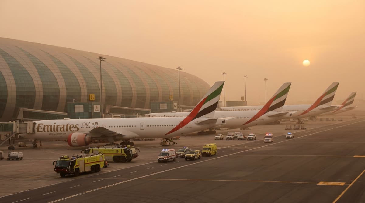 Dubai airport hit by Iranian drone strike