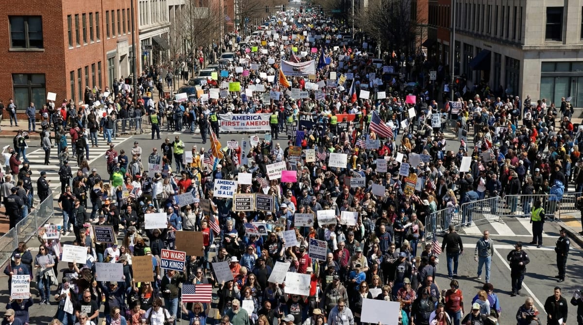 8 Million March in 'No Kings' Protests Across All 50 States