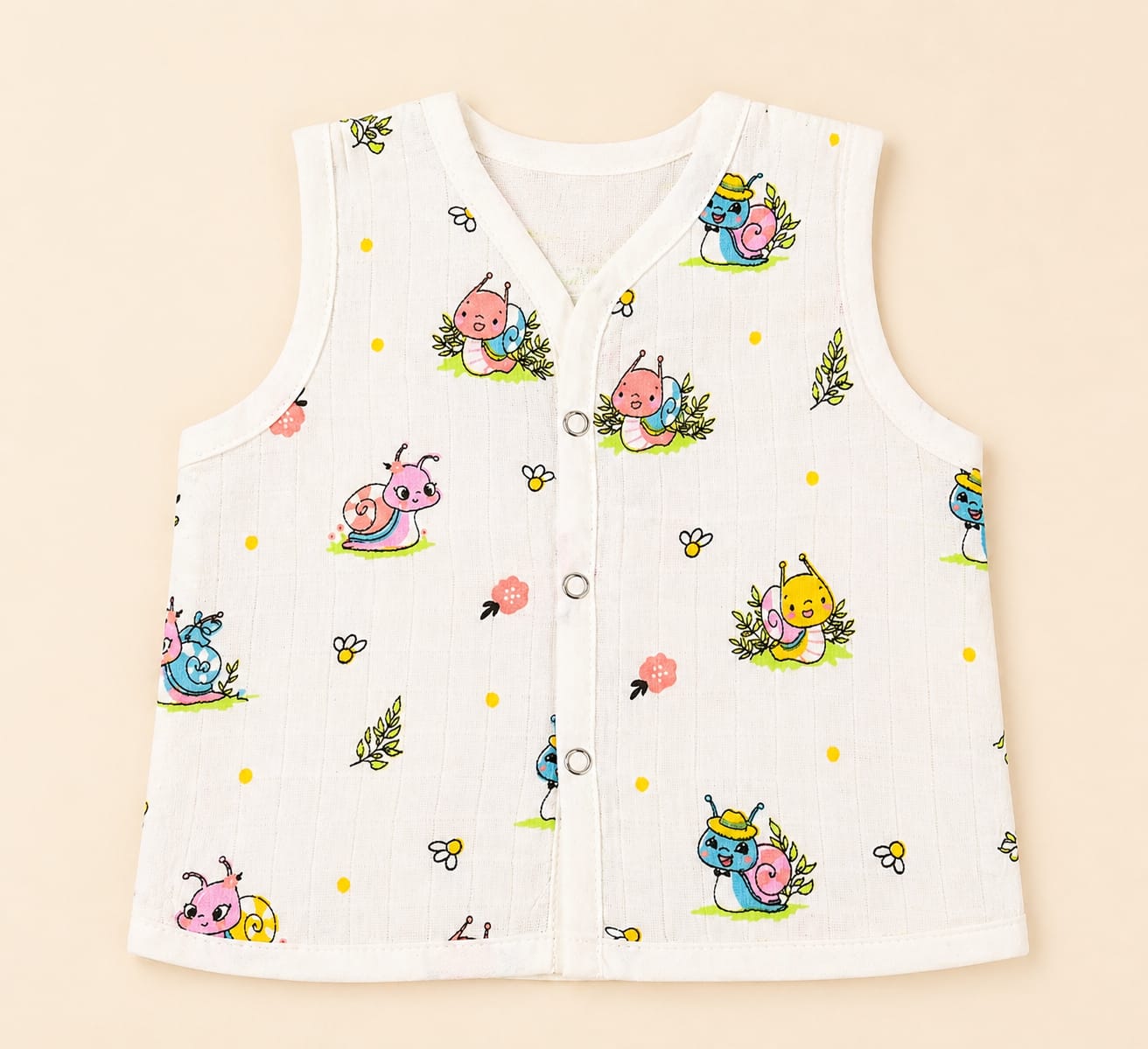 Pure Muslin Jabla - Little Snail thumbnail 2