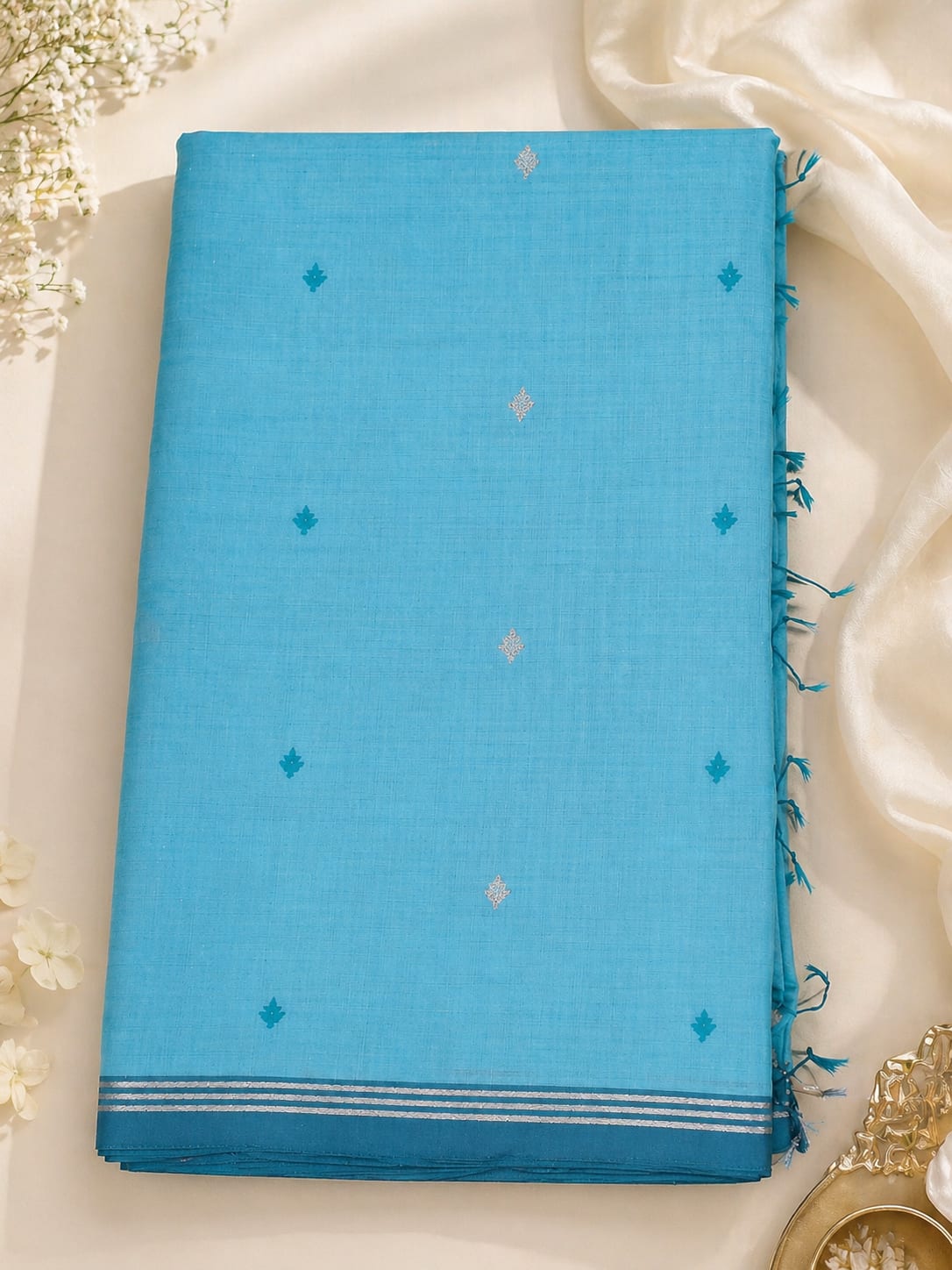 Komal Neel Cotton Saree