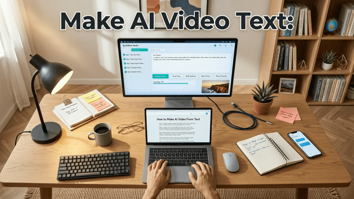 How to Make AI Video From Text: A Step-by-Step Workflow - how to make ai video from text