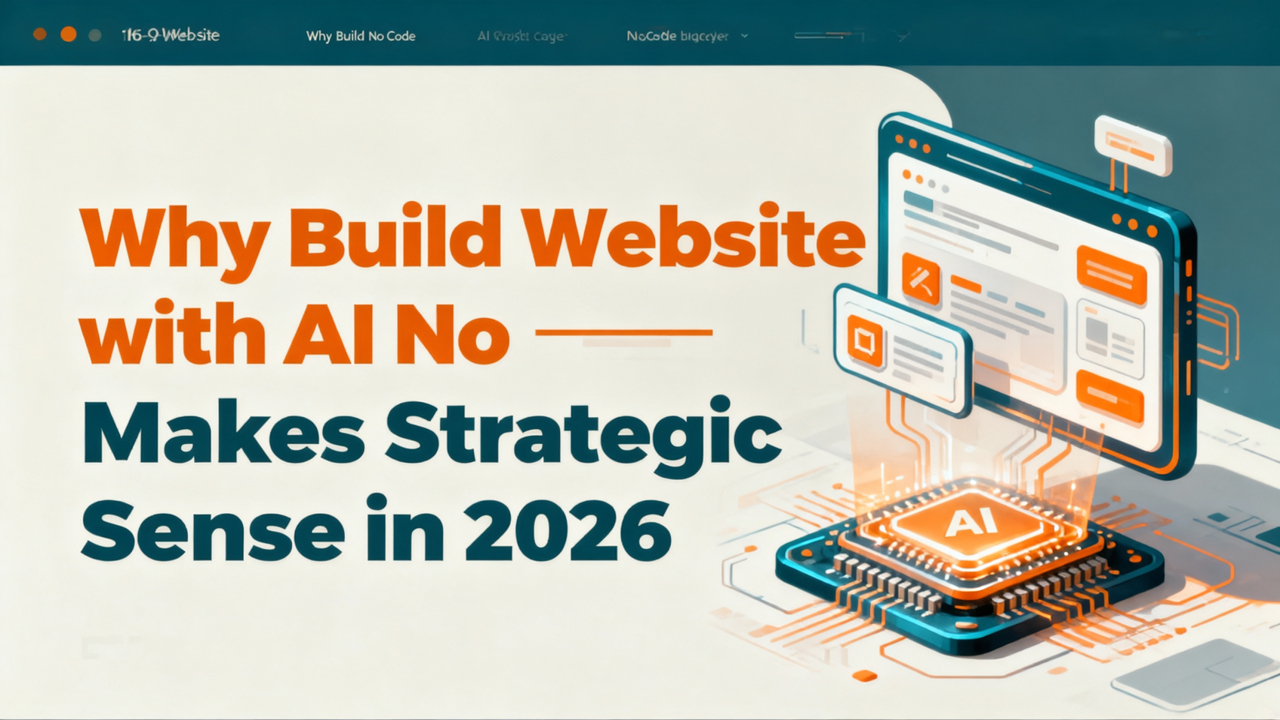 Why Build Website with AI No Code Makes Strategic Sense in 2026 - build website with ai no code