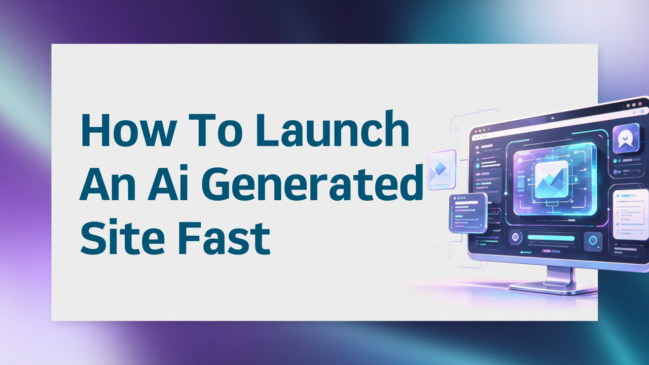 Featured image for How to Launch an AI Generated Site Fast: A Developer’s 2026 Execution Guide