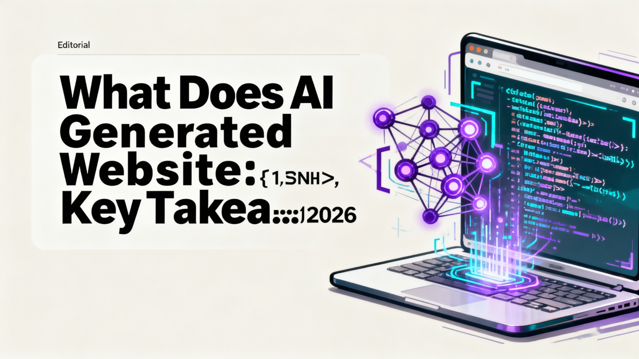 What Does AI Generated Website Code Actually Output in 2026? - ai generated website code