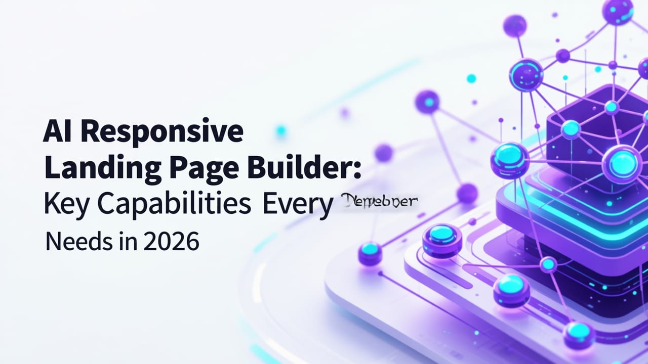 AI Responsive Landing Page Builder: Key Capabilities Every Developer Needs in 2026 - ai responsive landing page builder