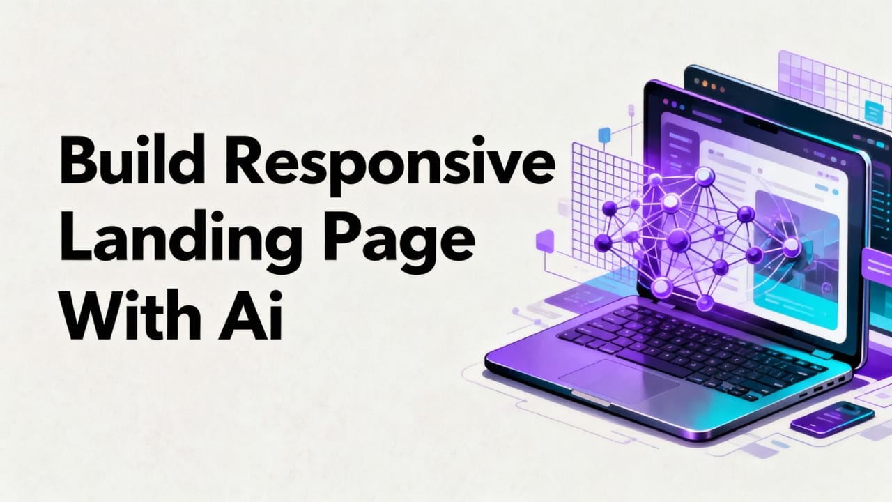 Featured image for How to Build a Responsive Landing Page with AI in 2026