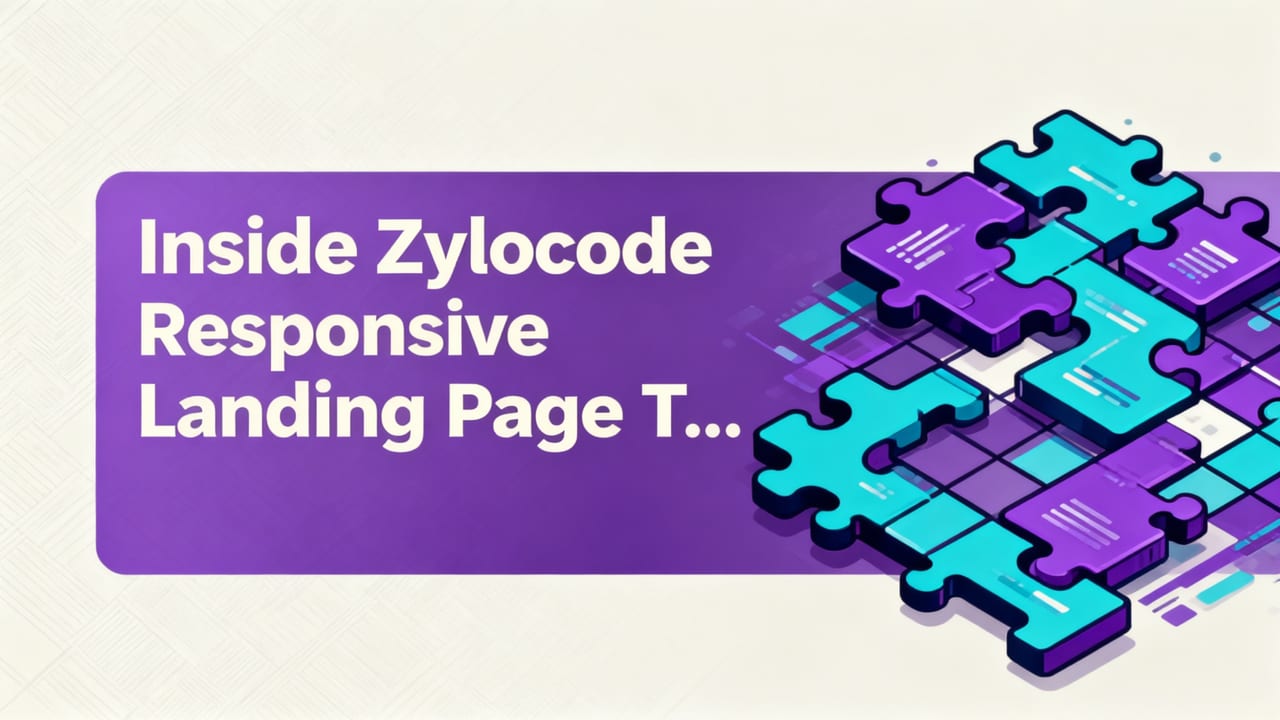 Zylocode Responsive Landing Page Templates: Built for Developer Extensibility - zylocode responsive landing page