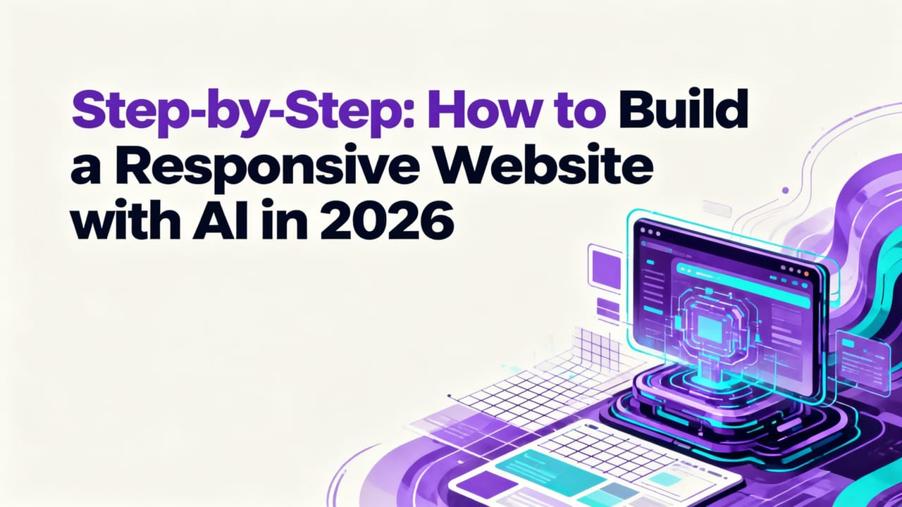 Step-by-Step: How to Build a Responsive Website with AI in 2026 - build responsive website with ai