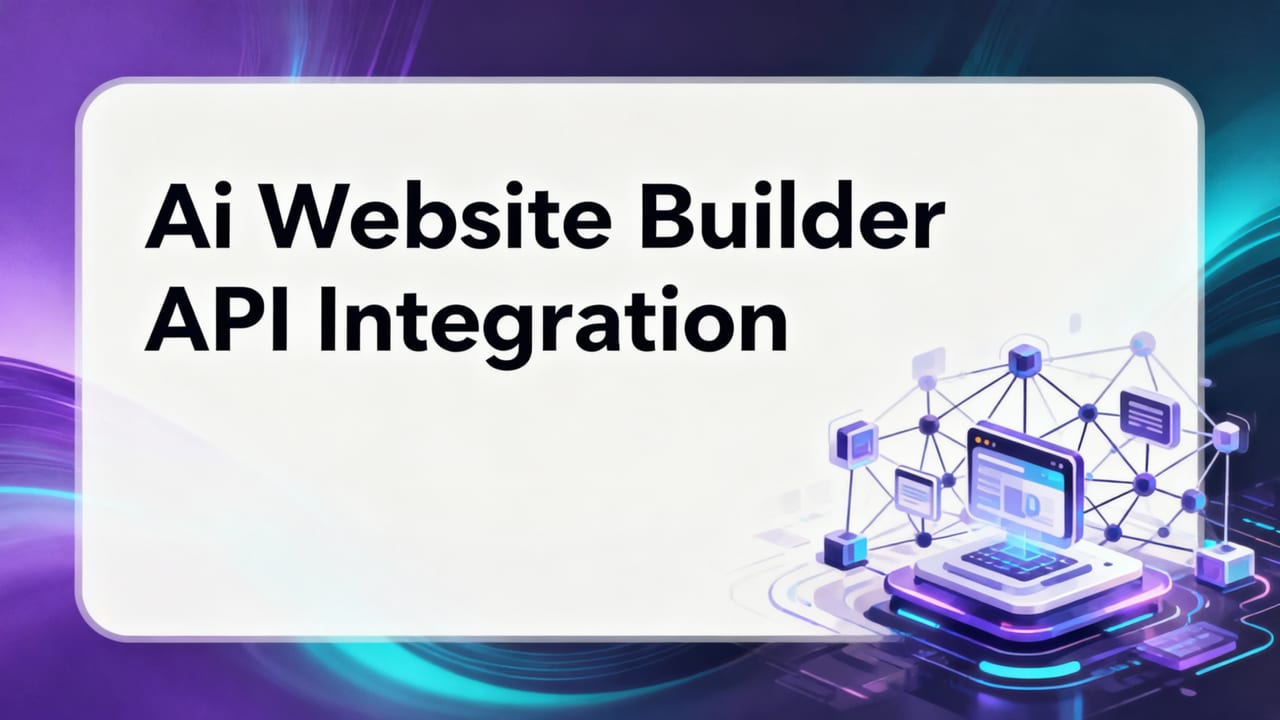 Featured image for AI Website Builder API Integration: Developer-Grade Extensibility in 2026