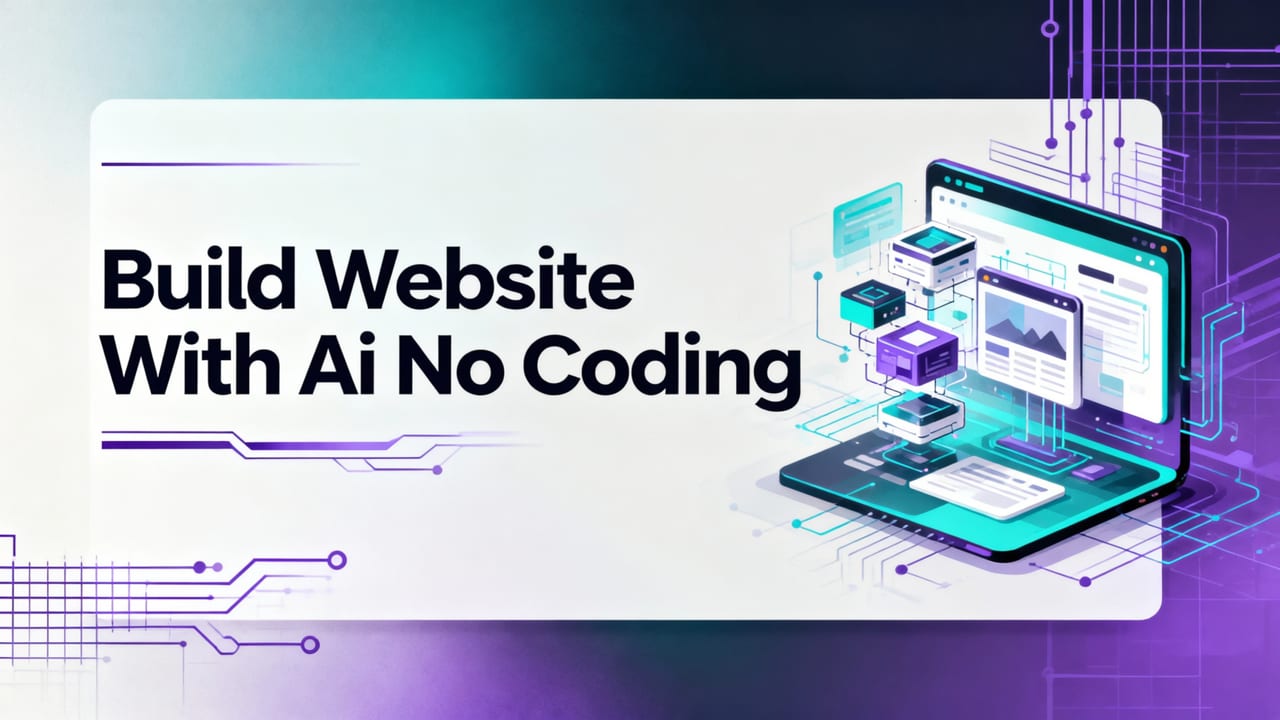 Featured image for Build Website with AI No Coding — Developer-Grade Solutions in 2026