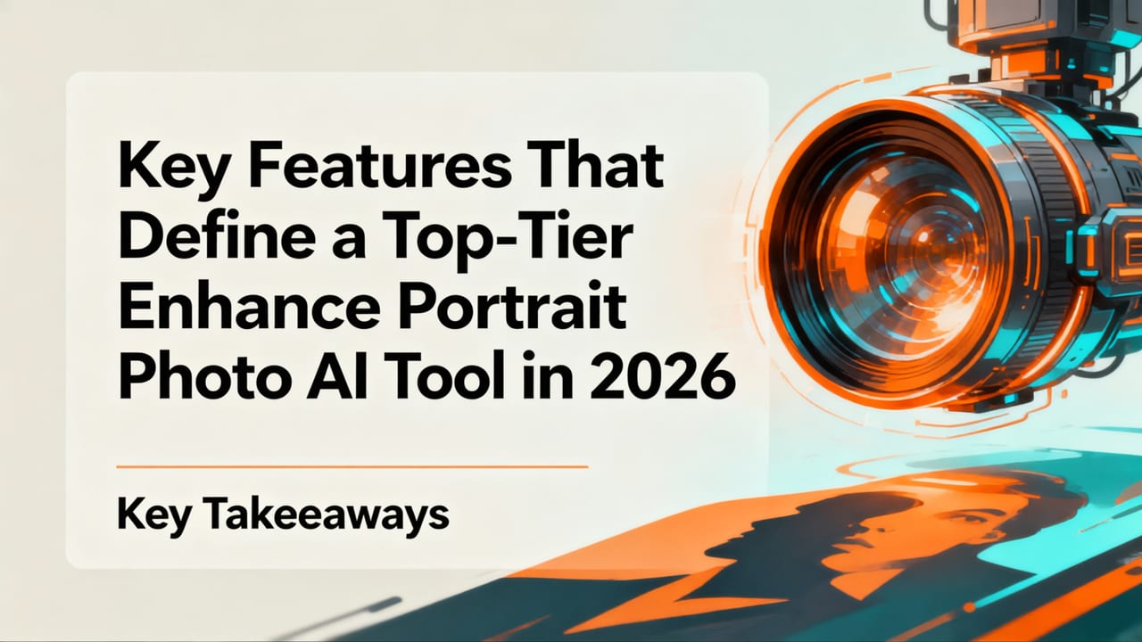 Key Features That Define a Top-Tier Enhance Portrait Photo AI Tool in 2026 - enhance portrait photo ai