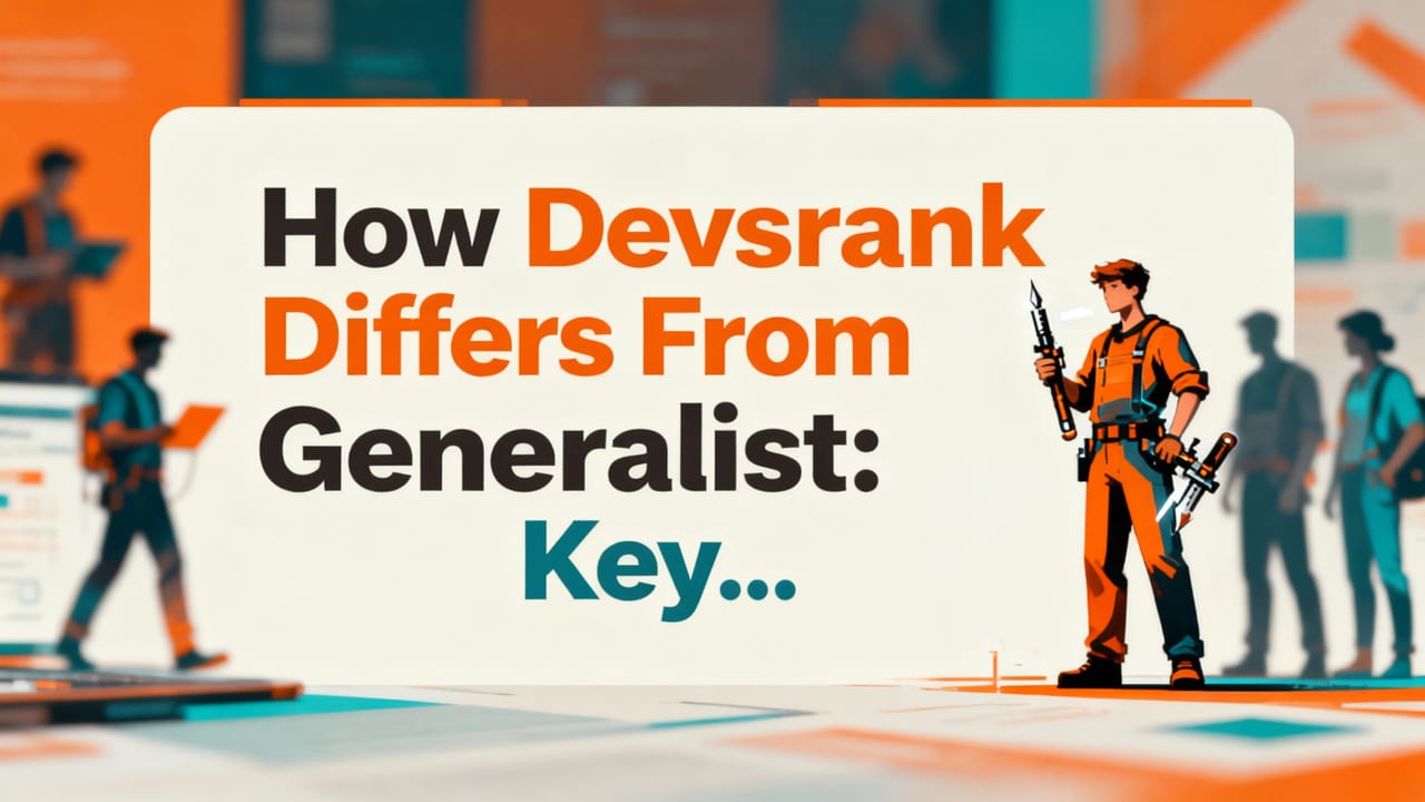 How Devsrank Differs From Generalist Agencies and Freelancers - website development services for startups