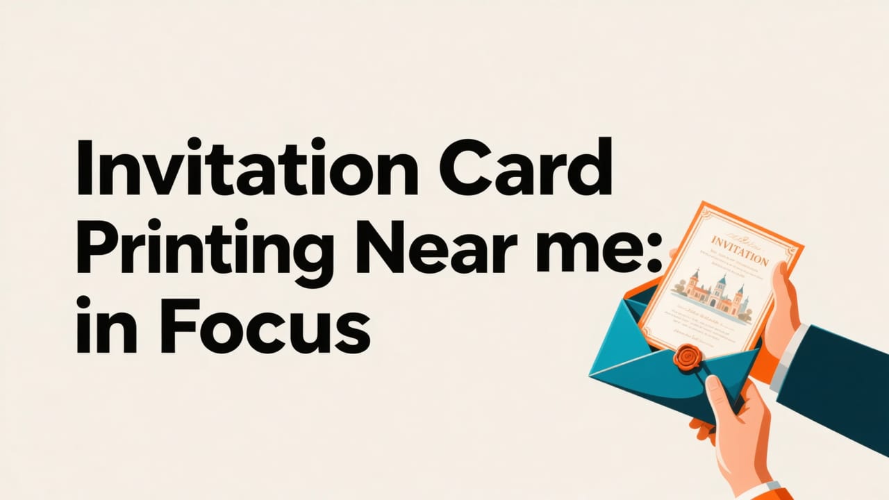 Invitation Card Printing Near Me: Why Location Alone Isn’t Enough in 2026 - invitation card printing near me