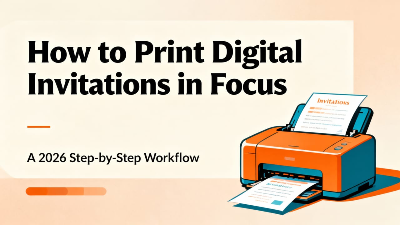 How to Print Digital Invitations at Home: A 2026 Step-by-Step Workflow - how to print digital invitations at home