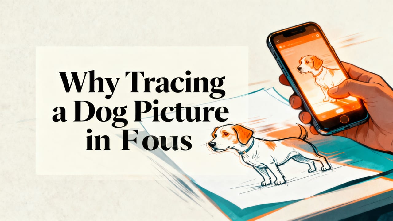Why Tracing a Dog Picture on Paper with Your Phone Actually Works in 2026 - trace dog picture on paper with phone