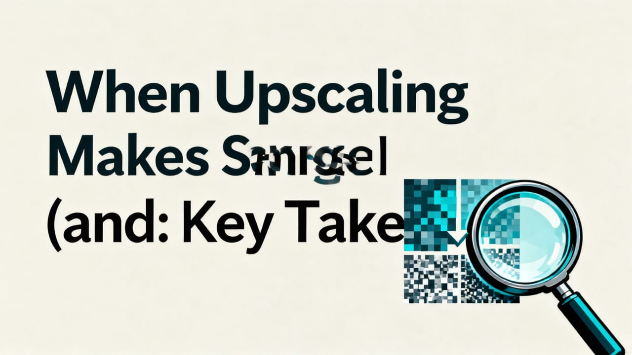When Upscaling Makes Sense (and When It Doesn’t) - upscale photo online free