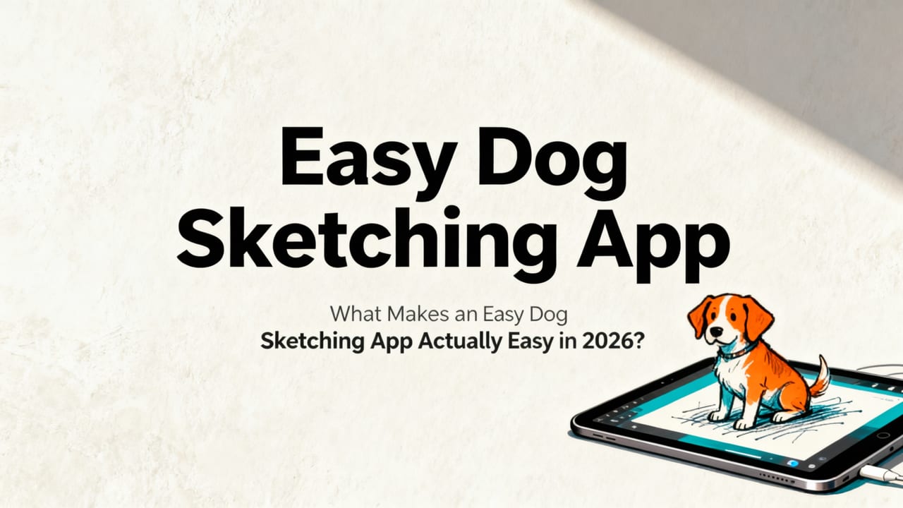 Easy Dog Sketching App – Draw Better in 2026