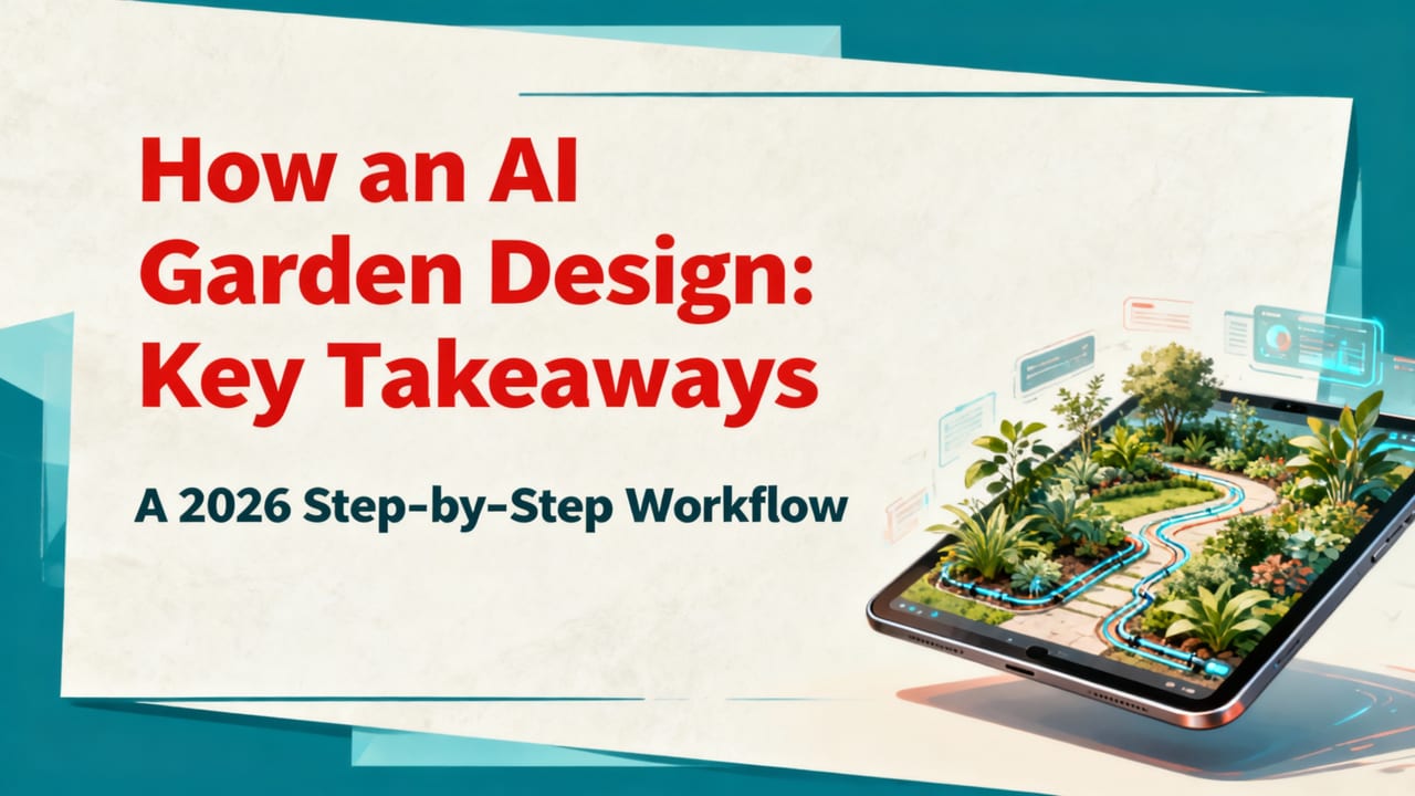 How an AI Garden Design Tool Works: A 2026 Step-by-Step Workflow - ai garden design tool