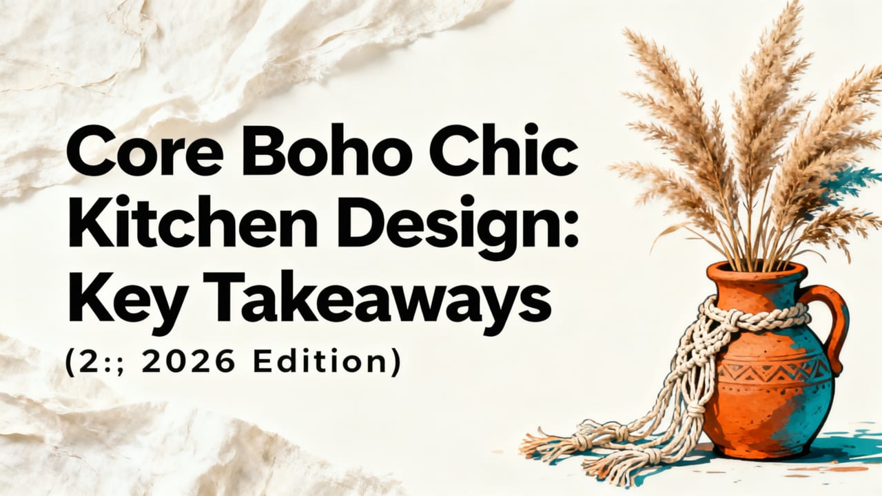 Core Boho Chic Kitchen Design Principles (2026 Edition) - boho chic kitchen remodel