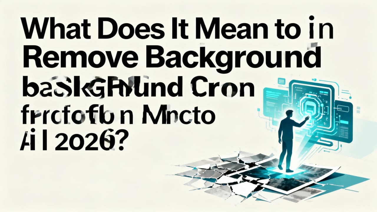 What Does It Mean to Remove Background from Photo AI in 2026? - remove background from photo ai