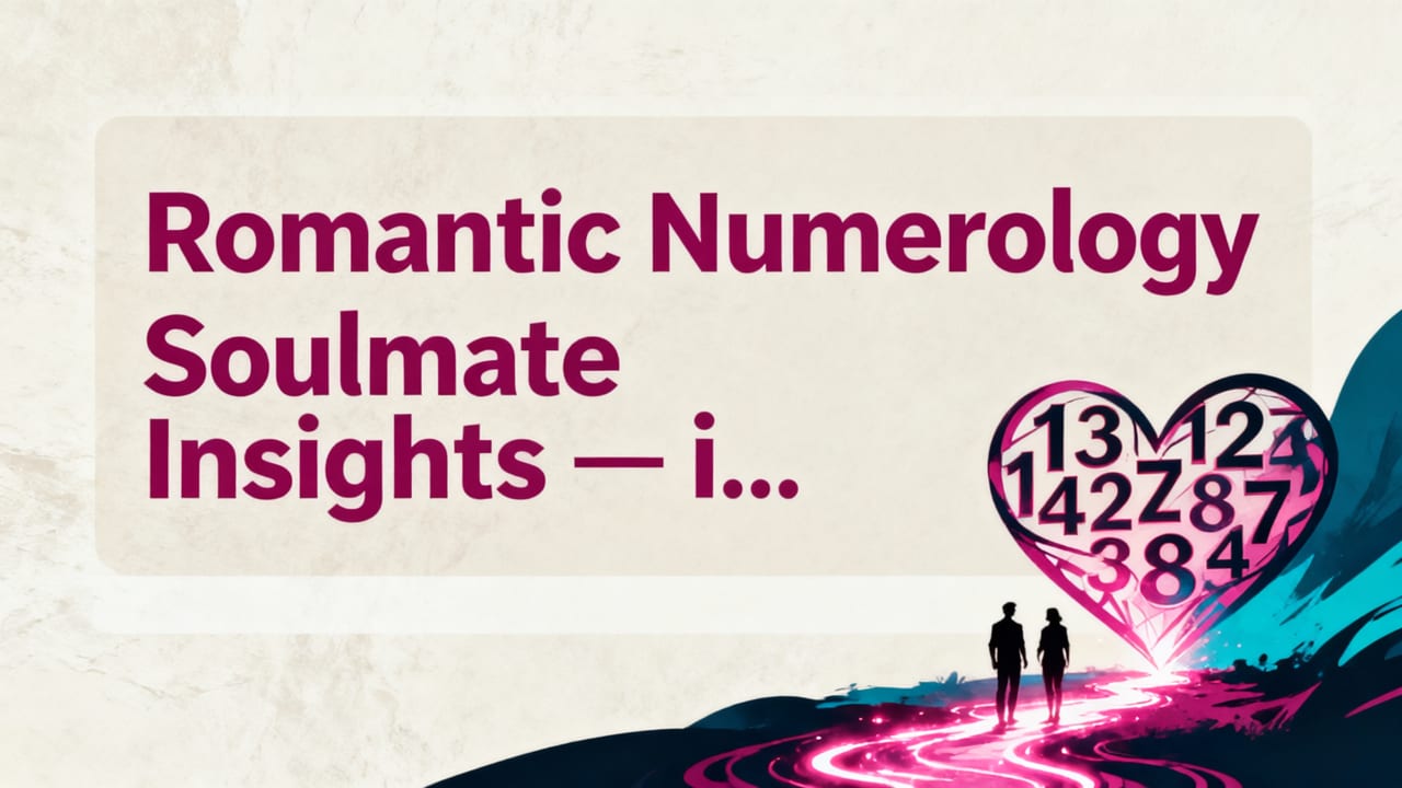 Romantic Numerology Soulmate Insights — What They Reveal (and What They Don’t) - romantic numerology soulmate