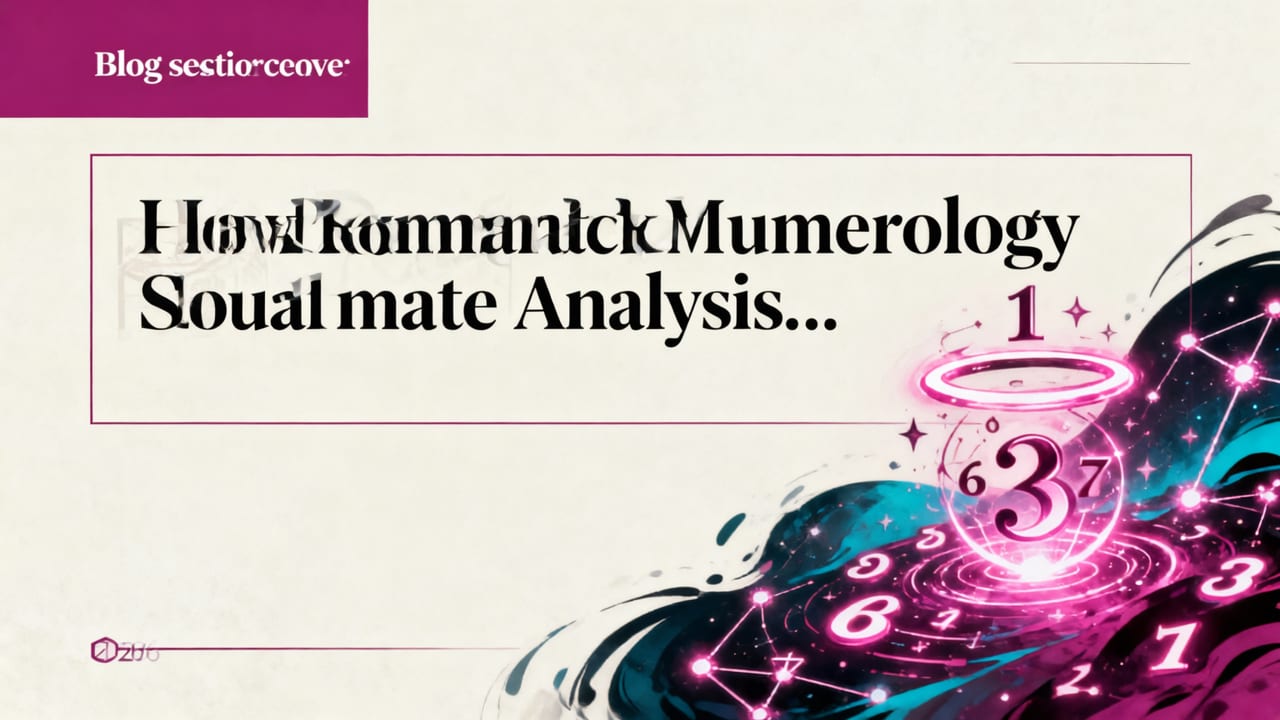 How Romantic Numerology Soulmate Analysis Works With AI Art in 2026 - romantic numerology soulmate