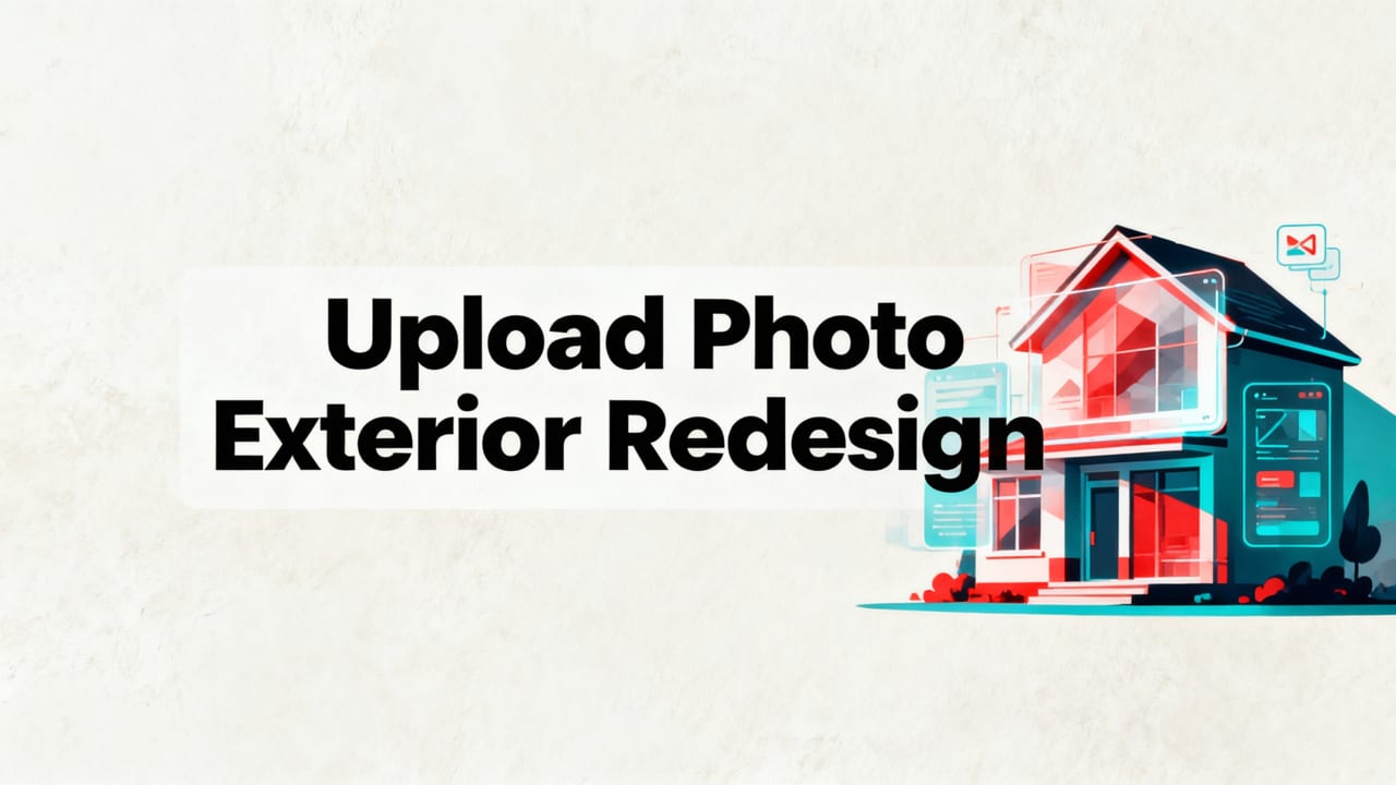 Upload Photo Exterior Redesign — Free AI Tool for Instant