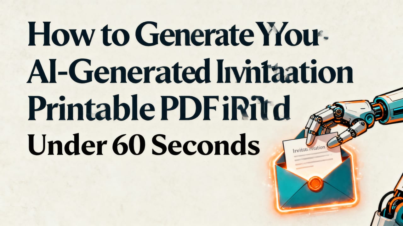 How to Generate Your AI-Generated Invitation Printable PDF in Under 60 Seconds - ai-generated invitation printable pdf